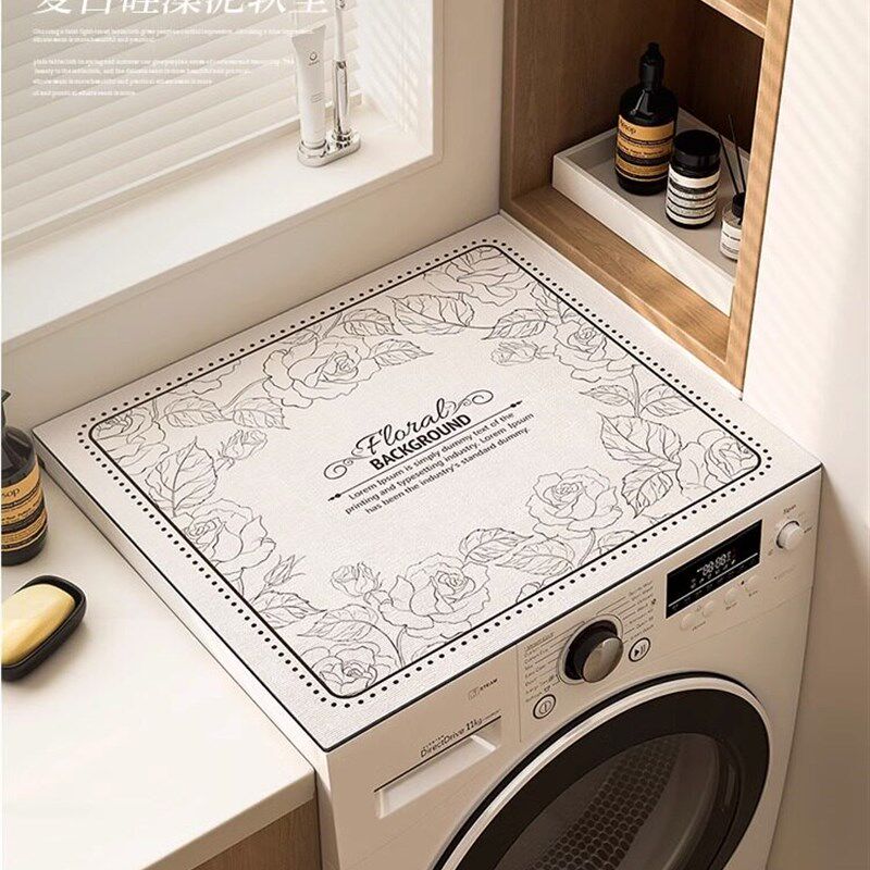 速发全自动滚筒洗衣机防尘罩防水防晒顶垫冰箱台面垫子微波炉隔热