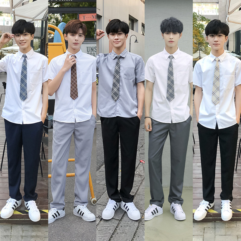 速发班服套装学生学院长男生风韩版高初中中毕业校服