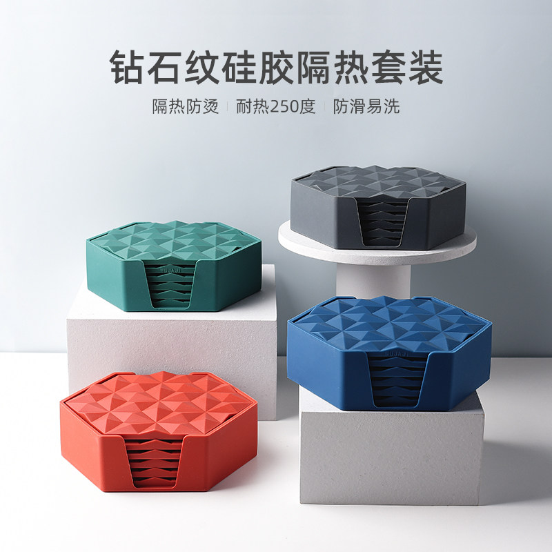 速发硅胶隔热垫防烫垫大号耐高温砂锅垫菜家用防热汤碗盘垫子子垫