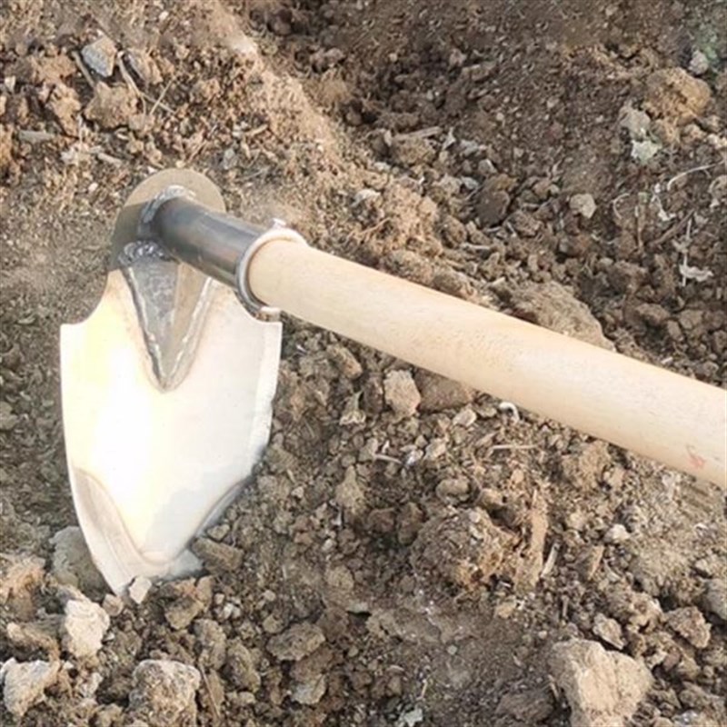 速发尖锄头农用工具除草种菜神器开沟搂沟尖头镐培土挖土多功能尖