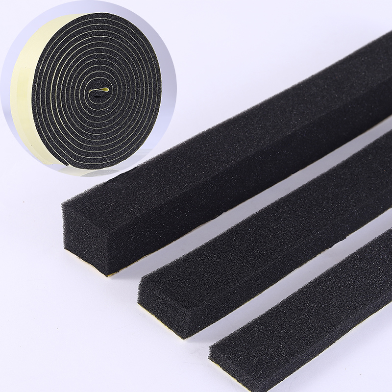 速发PU海绵单面胶带柔软透气汽车电子防尘防沫泡封缓冲线束密撞棉