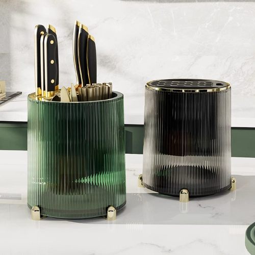 速发厨房刀架置台体筷笼一架2025新款旋转筷子勺子刀具收纳架专用