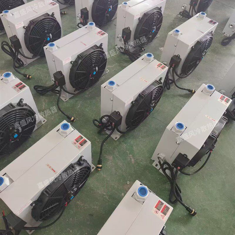 速发工程车风冷散热器油箱散热器油温冷却器随车吊风扇自动温控