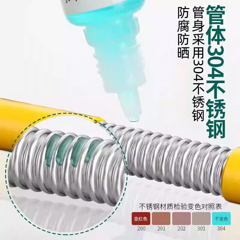速发04不锈钢迷你洗衣机排水管脱水机下水管加长延长管小型专用软