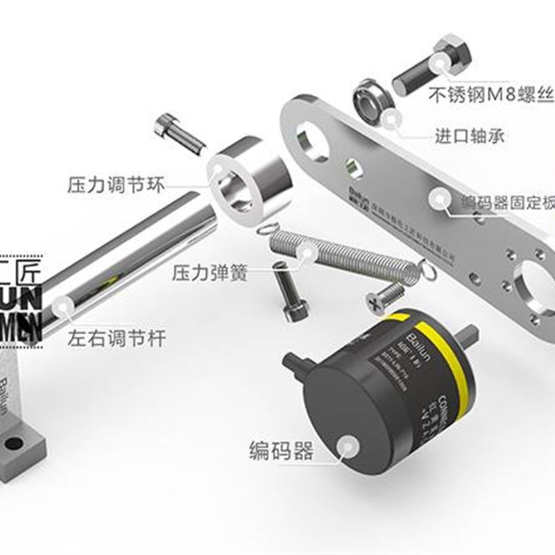 b【栢伦工匠】 同步轮 支架 固定架固定座 计米轮