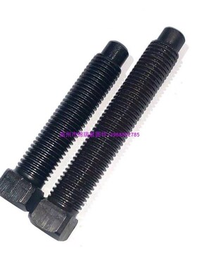 热销。GB85方头螺栓M16*50x80x100四方头抵脚螺丝/长圆柱端紧定螺