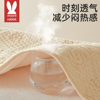 热销婴儿彩棉隔尿垫大尺寸防水可洗透气儿童床单姨妈期小床尿布垫
