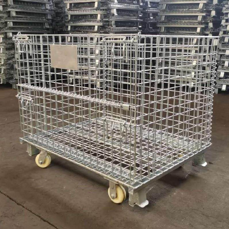 仓储笼仓库笼铁笼物流周转箱蝴蝶笼快递分拣笼网格折叠铁框,五金/工具,仓储笼,淘宝优惠券,粉丝福利购,淘宝优惠卷