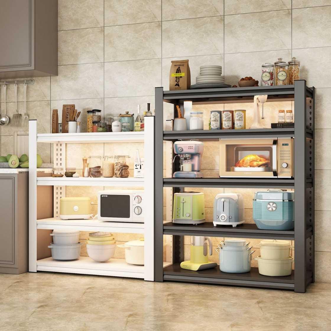 货架置物架超市多层储物架商用仓储落地展示架储物家用厨房铁架子