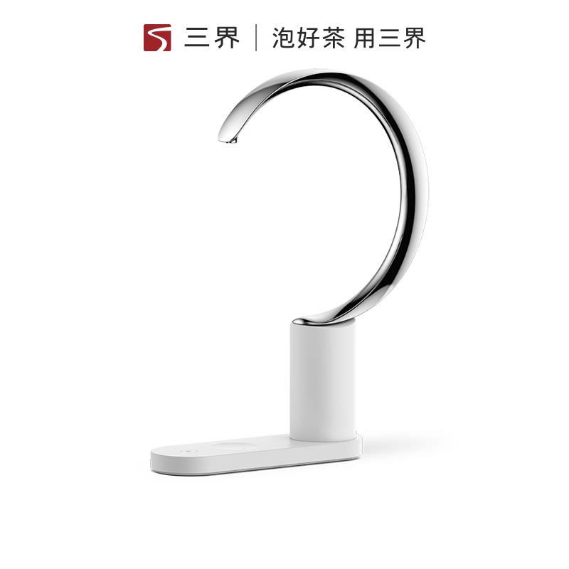 三洁茶具月牙台式饮水机家用电动瓶装水机自动吸水器