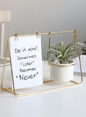 北欧ins风创意相框多肉仿真植物盆栽客厅房间办公桌面装饰小摆件