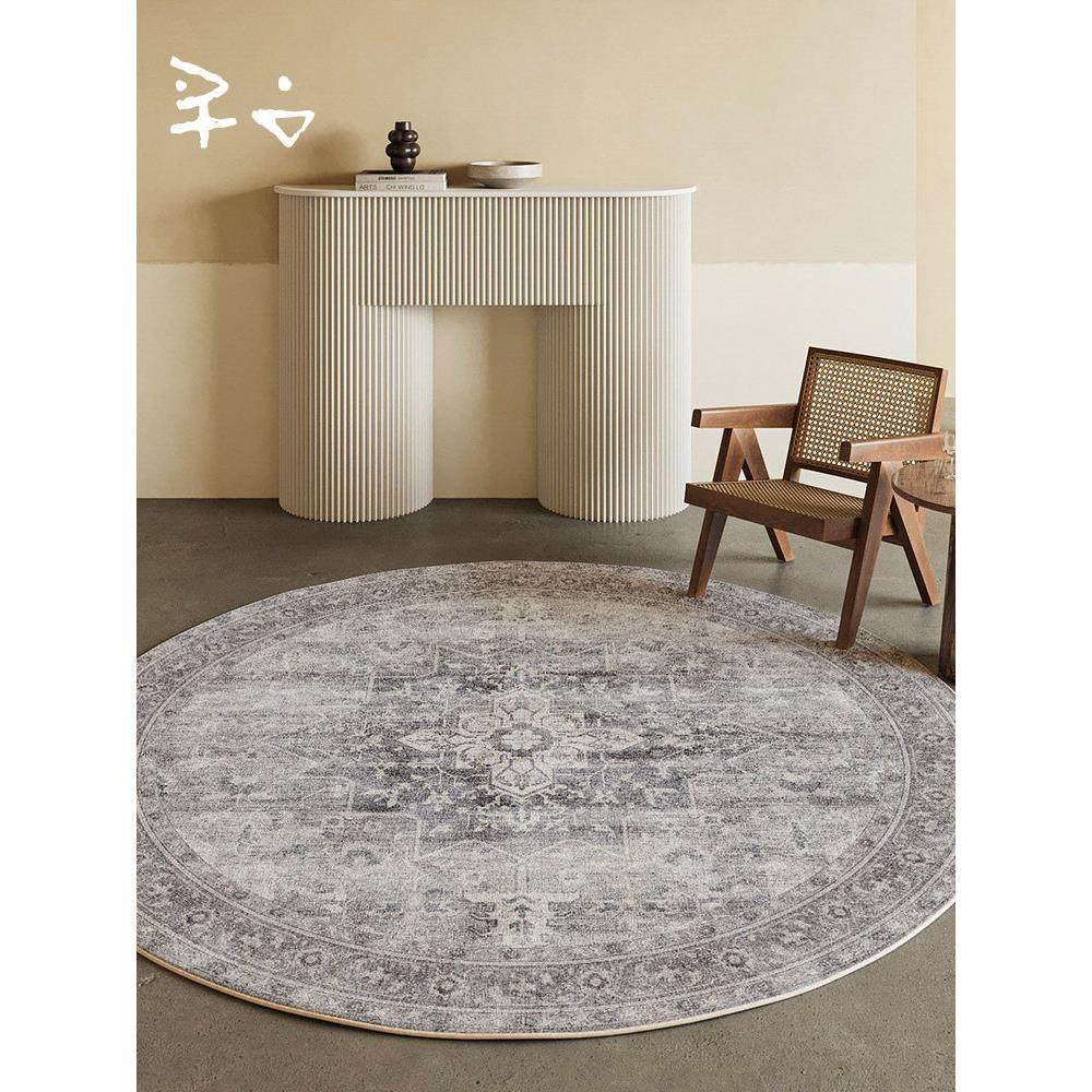 寻找灰色的陶器覆古民族风格摩洛哥圆形地毯客厅卧室家庭咖啡桌垫,居家布艺,地毯,淘宝优惠券,粉丝福利购,淘宝优惠卷