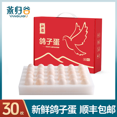 燕归谷新鲜鸽子蛋30枚