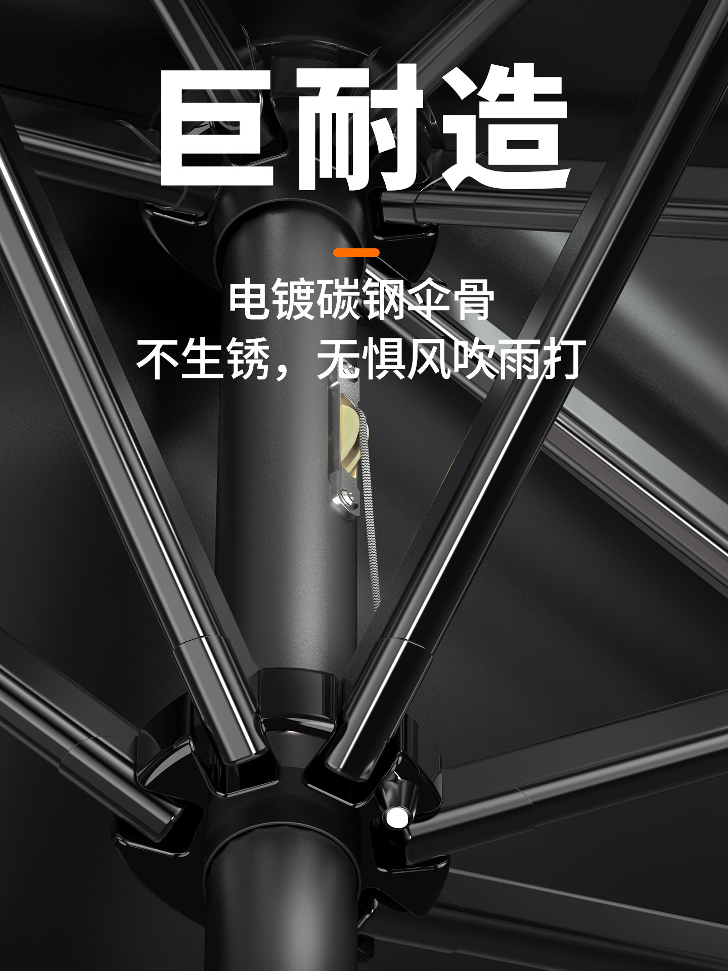 户外遮阳伞庭院伞大型太阳伞阳台中柱伞罗马伞花园院子防晒遮阳棚