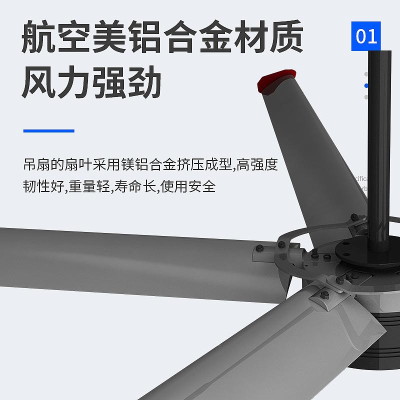 IBW车米-7.3米永工磁大型工业风扇无3噪节能厂房物流IBW-BLDC间通