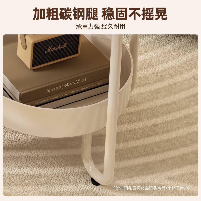 沙边几置可移动卧茶lx110417室床头柜奶油风几小桌子简约现床边柜