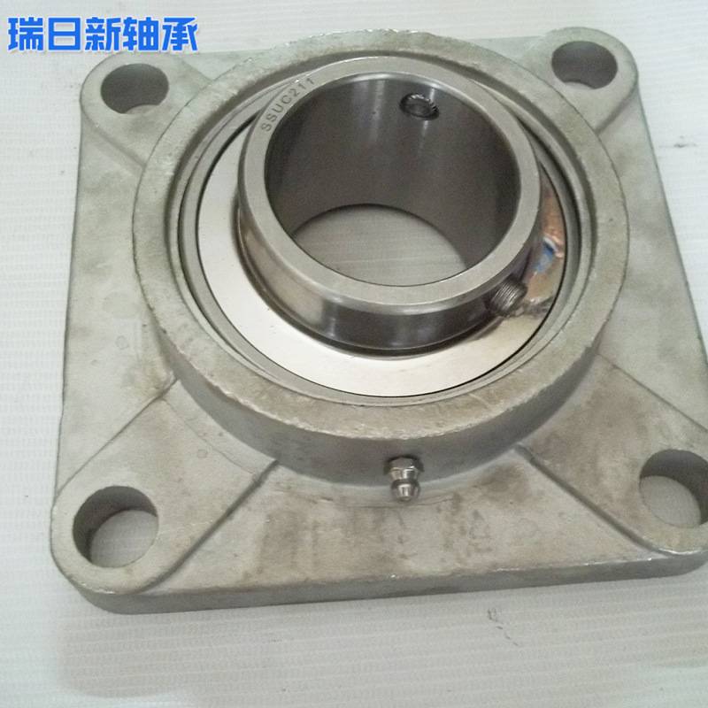 不锈钢外球面轴承SUCP204 SUCP205 206 207耐磨耐高温立式座轴承