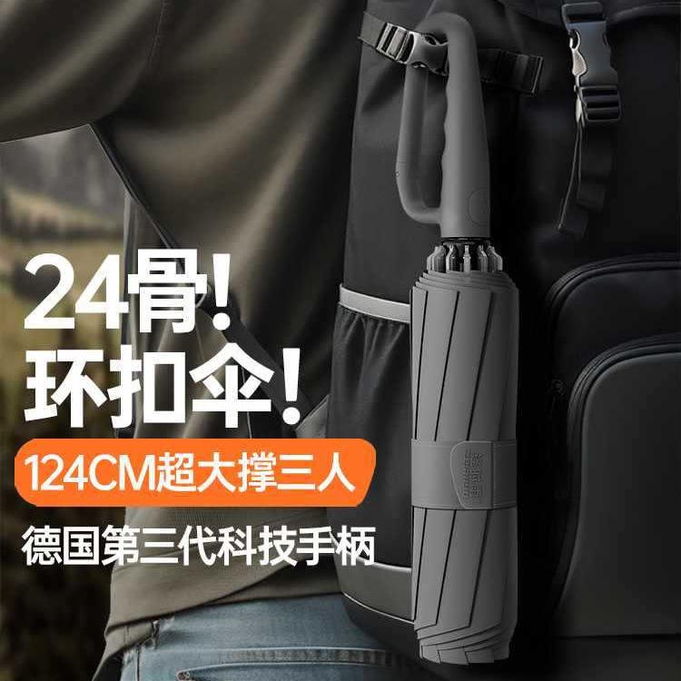 反向全自动伞24骨加大加固生加厚暴雨风男女晴雨雨两用家251用学