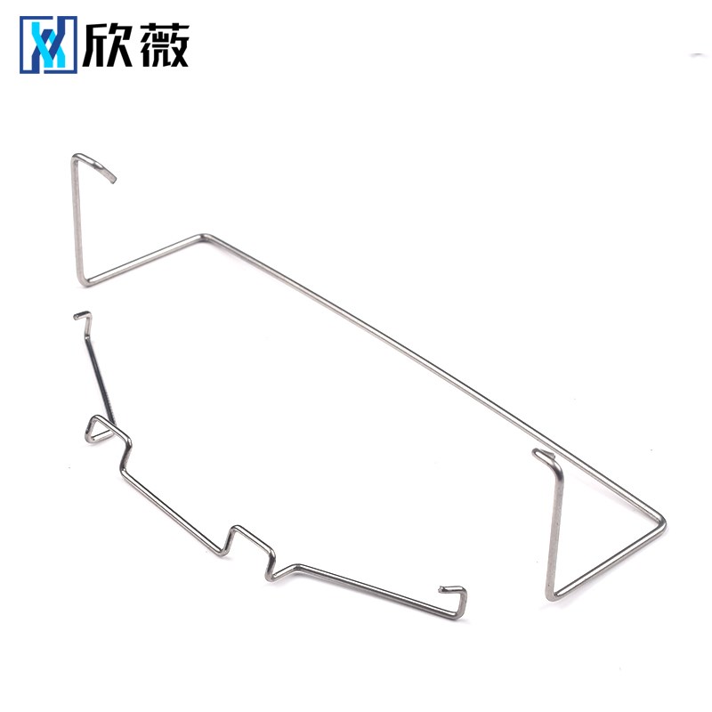 热销台式机电脑DIY 2/3/4铜管CPU散热器卡簧 扣具卡扣9cm风扇挂钩