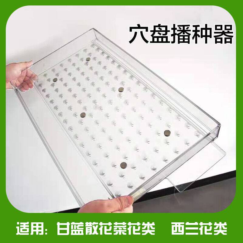 新款育苗盘播种器手动穴盘大白菜甘蓝西蓝花点籽器生菜西瓜育苗点