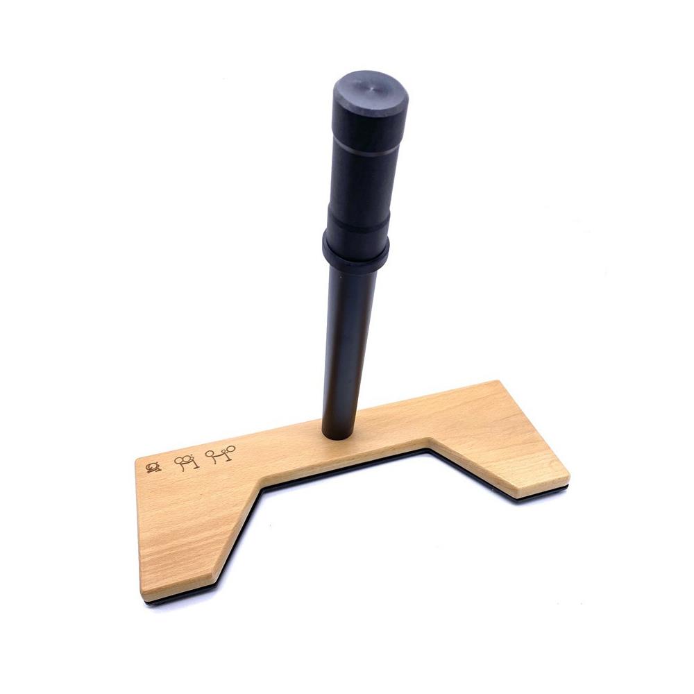 小布展示用停车架调试架木饰面铝合金底座适用于Brompton自行车