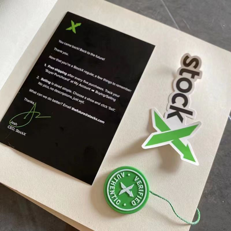 thumbnail for Stockx Green Security Tag Anti-Theft Buckle Green X Anti-Misplacement Tag for Sneakers, Bags, Clothes, Accessories, Tamper-Evident Label Sticker