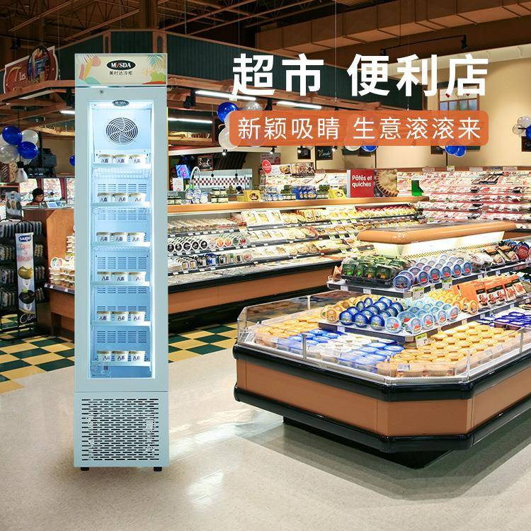 展737低温璃门蛋立式冰柜商用棒糕冰冰淇淋柜玻商用冷冻柜示柜