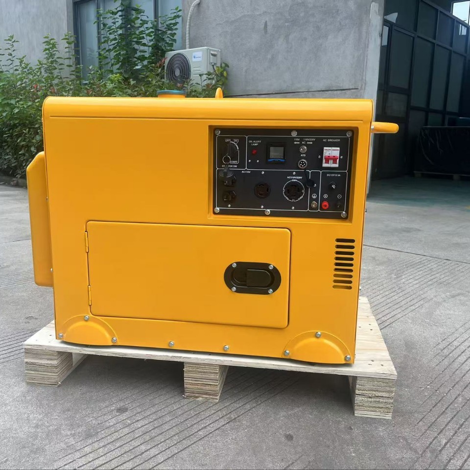 单缸风冷4冲程5KW汽油柴油发电机