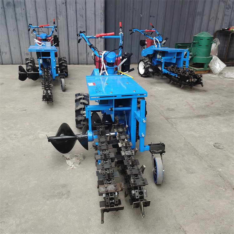 小型农用果园手扶柴油开沟机