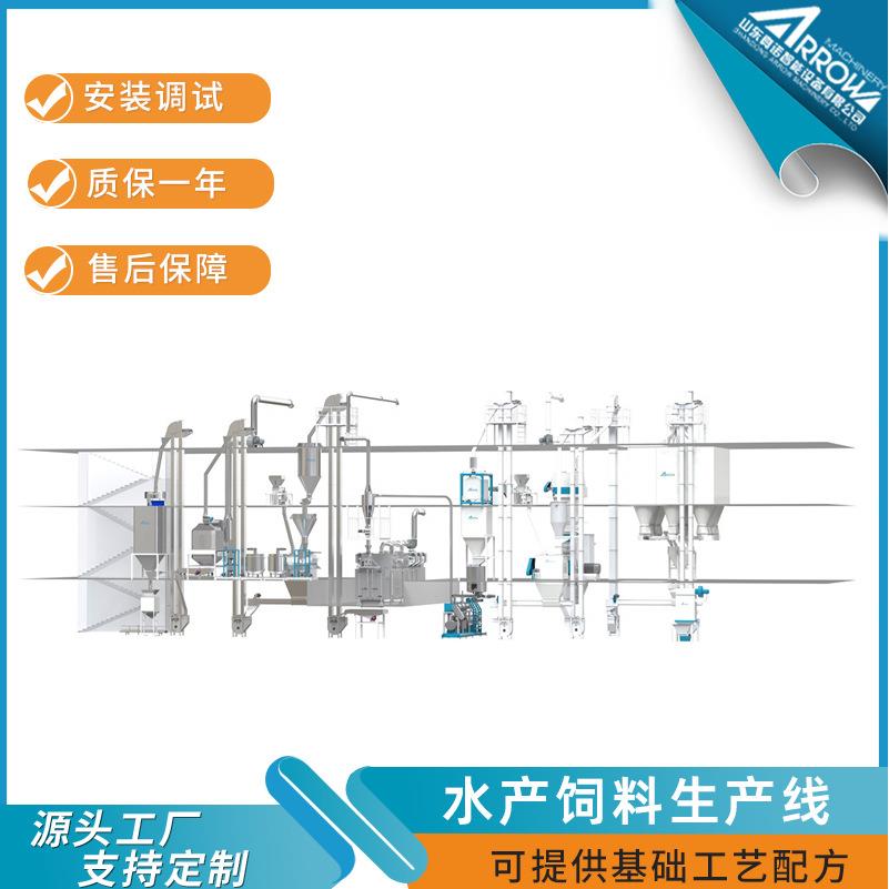智能鱼粮设备大型水产饲料双螺杆挤压机