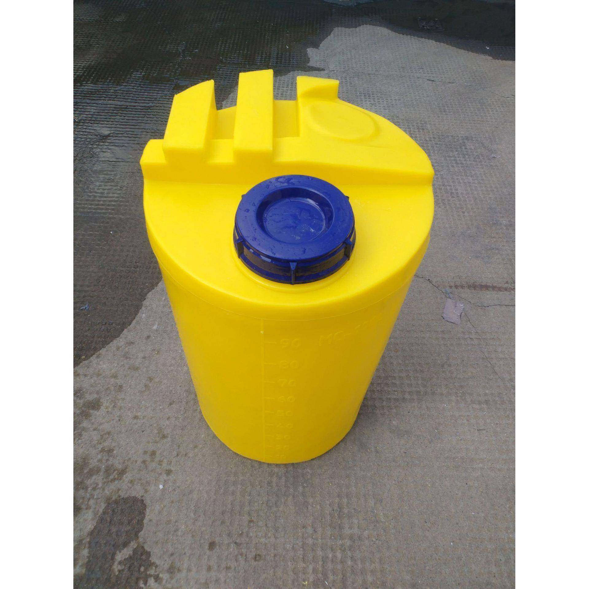 厂家供应PE投药桶100Lpe加药桶牛筋加厚洗涤剂搅拌罐耐酸碱抗腐蚀