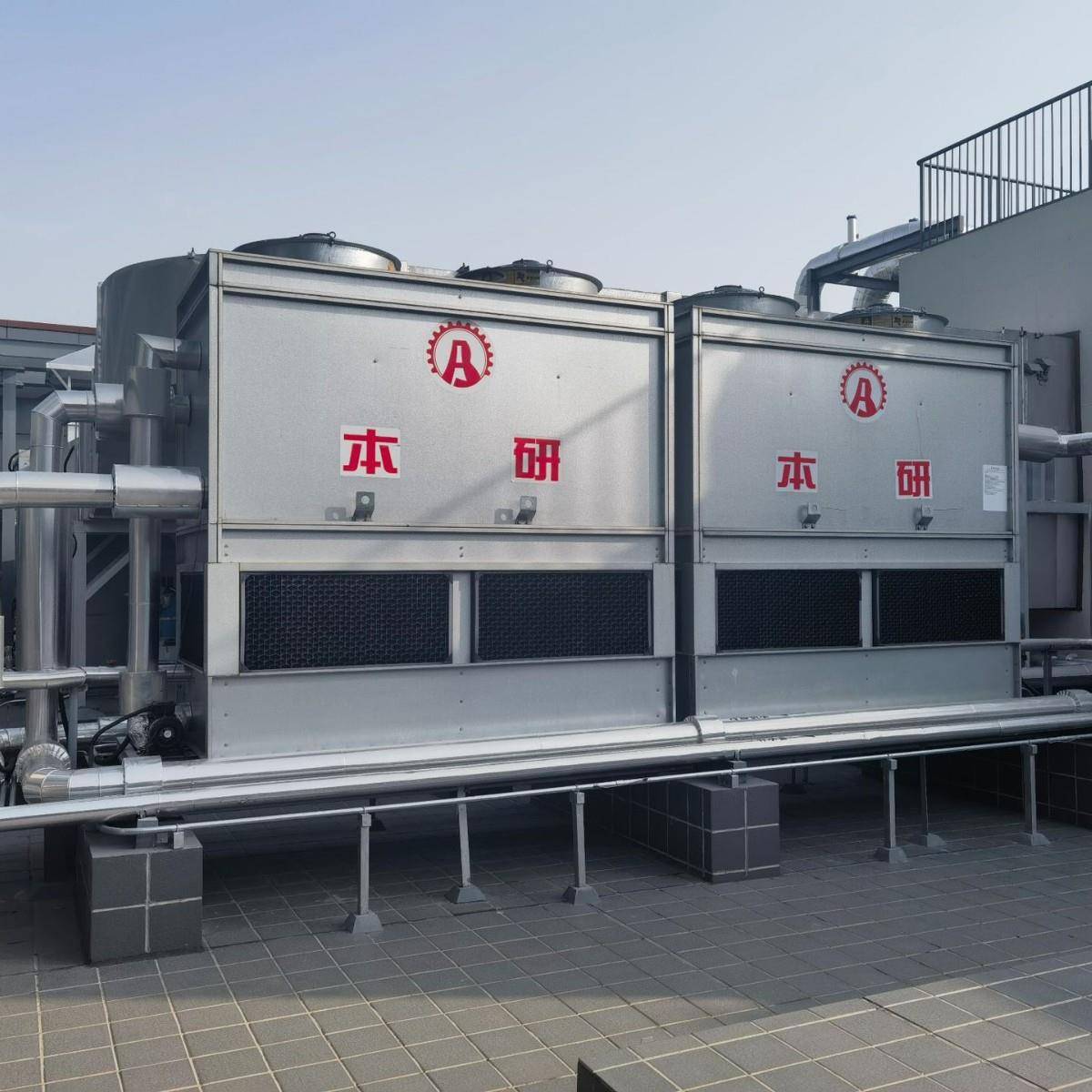 烧结炉降温用闭式冷却塔方形逆流式全钢外壳水质干净