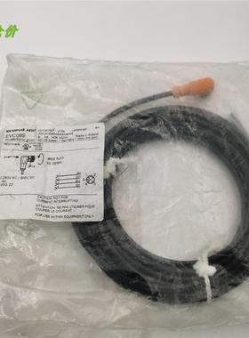 正品IFM易福门连接线4芯母弯头EVC089 6米长 现货