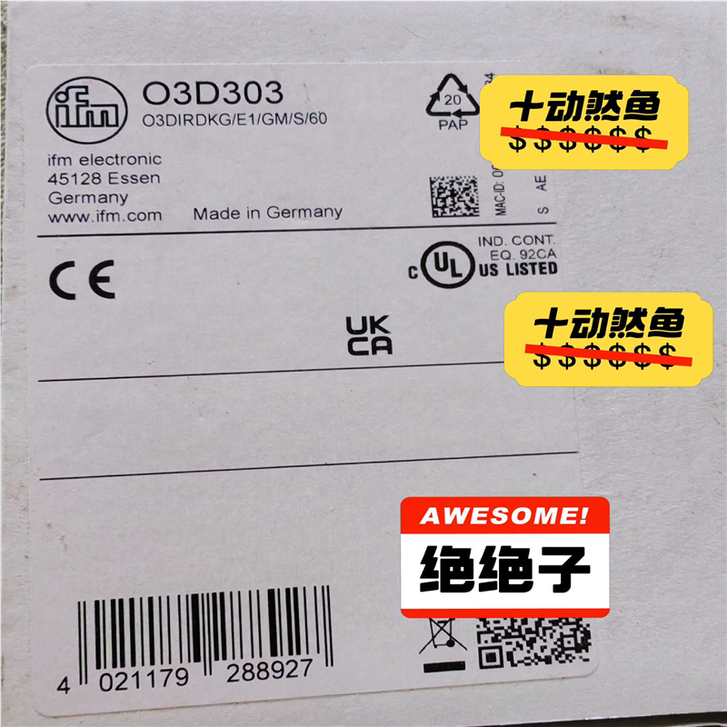 议价~IFM易福门3D传感器O3D303,，报价为准，实单