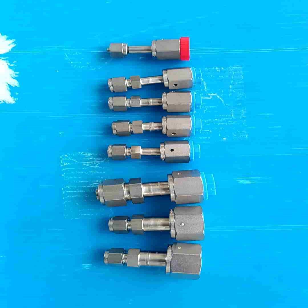 世伟洛克短杆接头 14卡套螺母转14VCR母头14卡议价