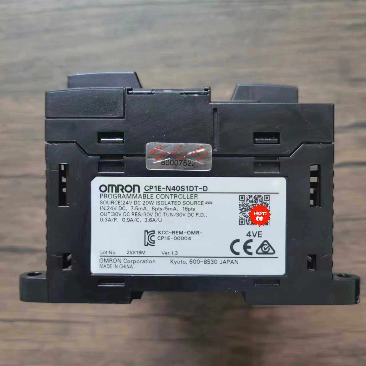 【汇生】欧姆龙 CP1E-N40S1DT-D 原装拆机，成色漂亮，实【议价】