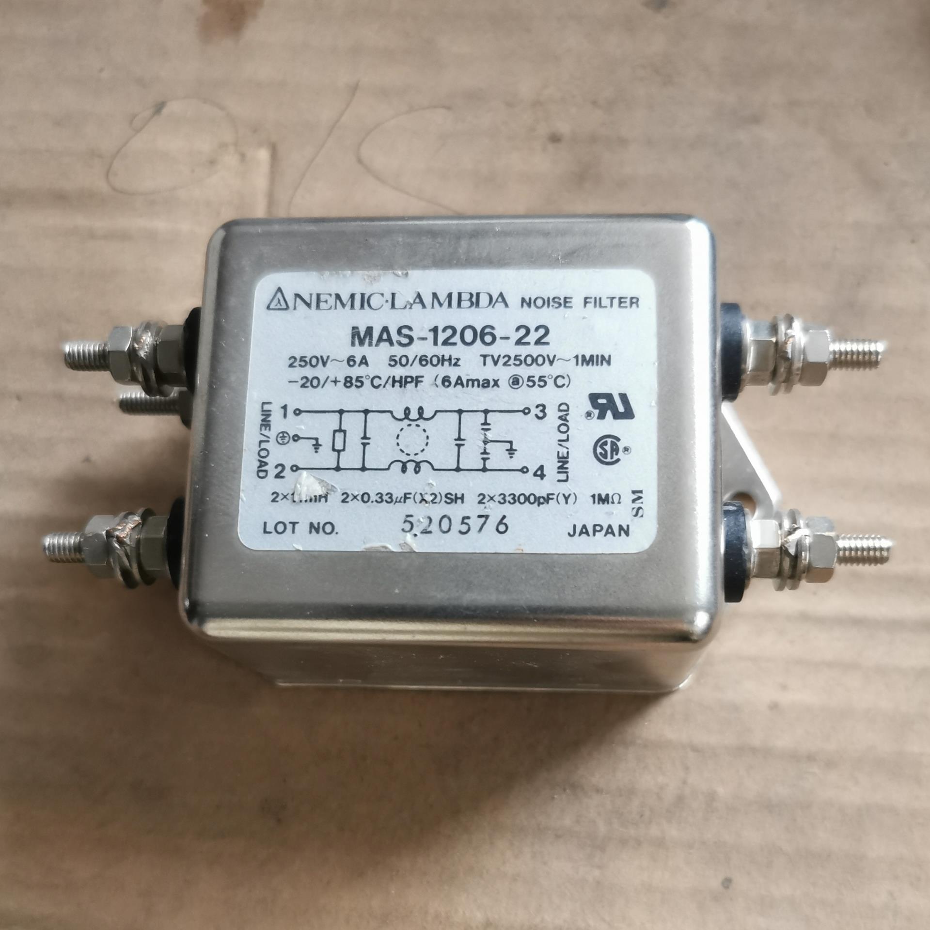 议价MAS-1206-22 日本NEMIC LAMBDA滤波器