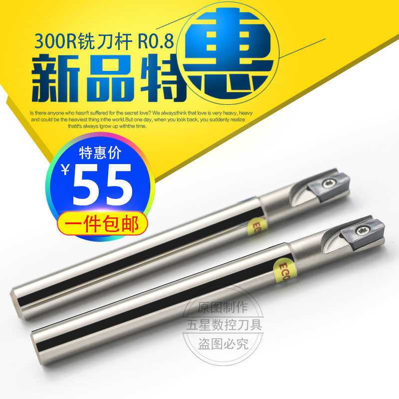台湾质EGO铣刀杆抗震300r直角刀杆1135/25/20/17/16/12R0.8