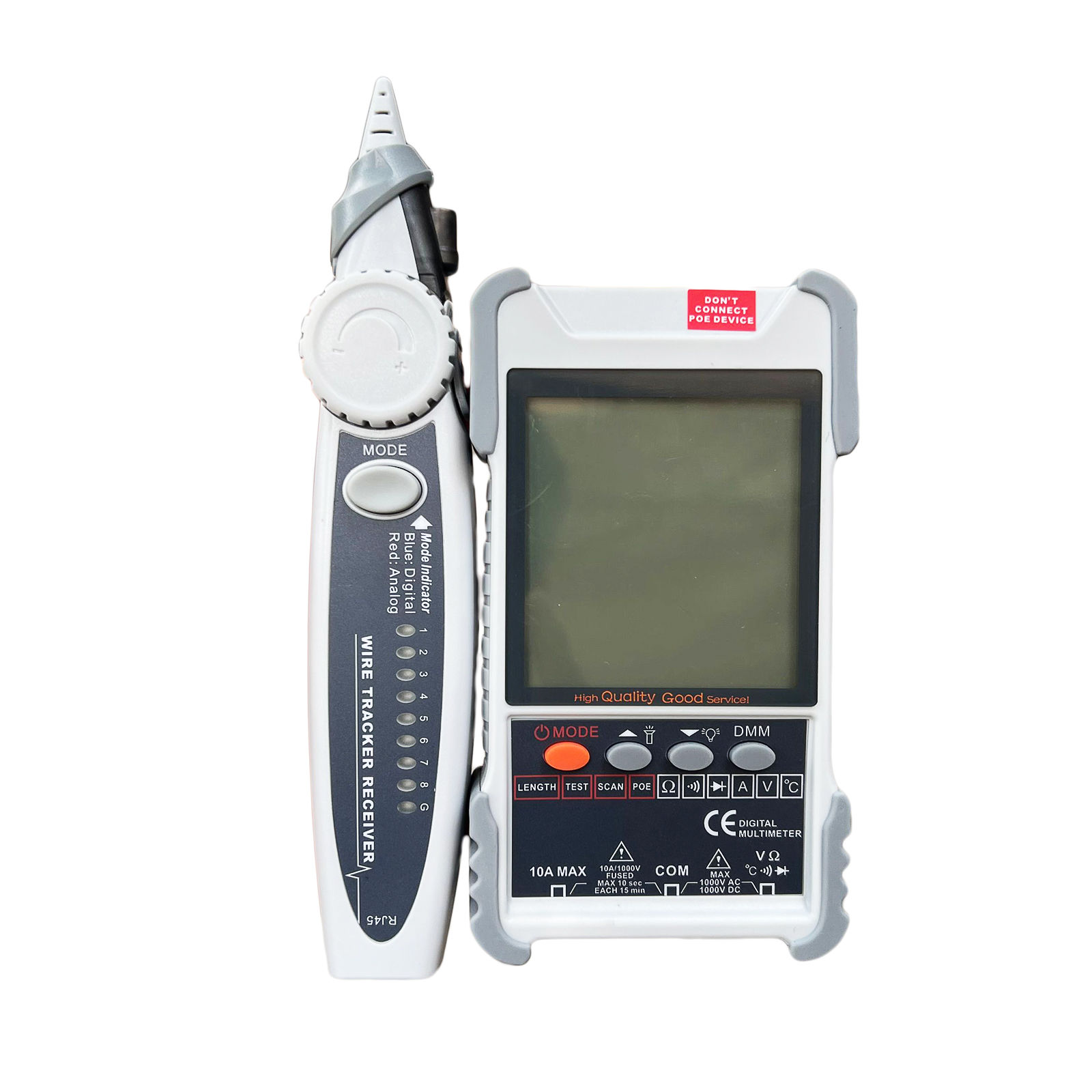 ET616 ET618网络寻线仪万用表二合一锂电池充电500米网线长度测量