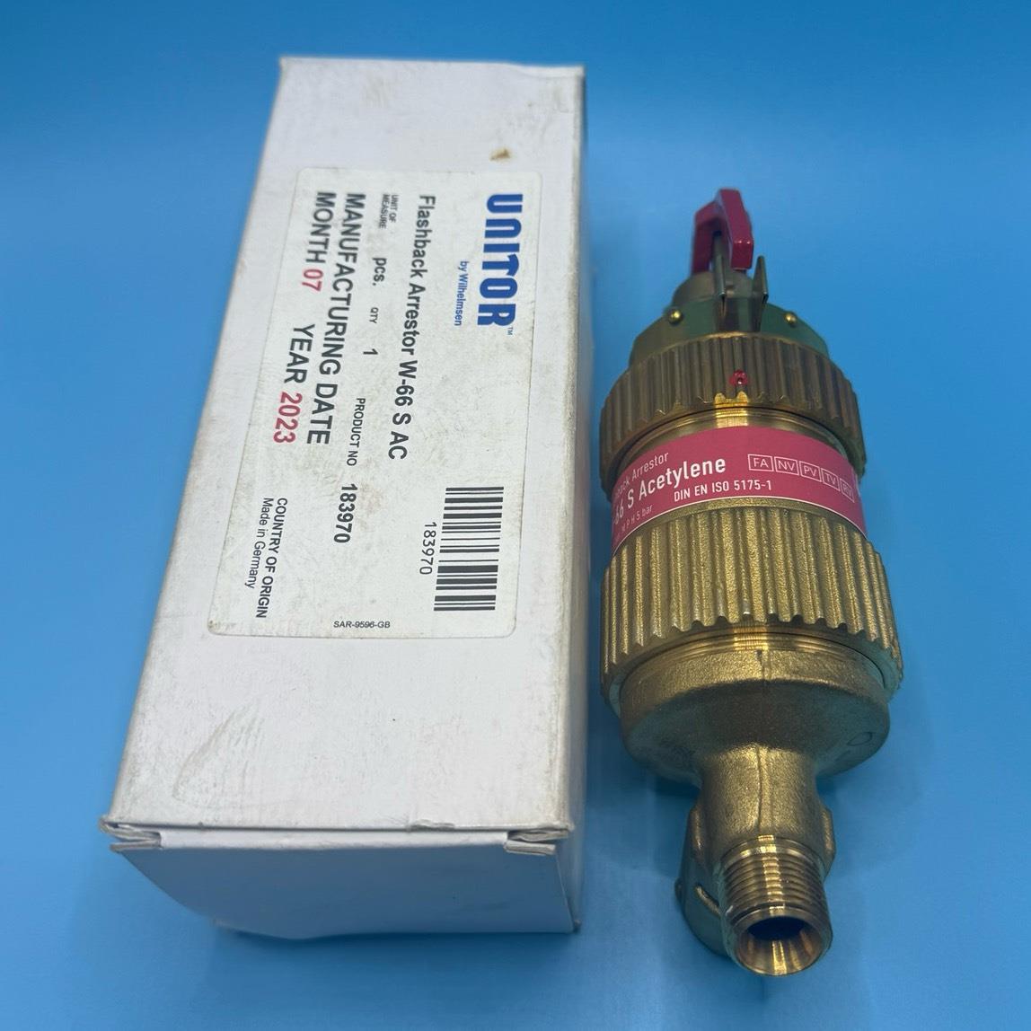 UNITOR 乙炔回火阀 W-66 S AC (崽崽配件)