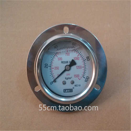 0-250kg泡沫成型机耐震压力表FTB0-100kg160kgi螺蚊1/4PT