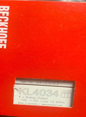 KL4034倍福模块库存行货供应议价