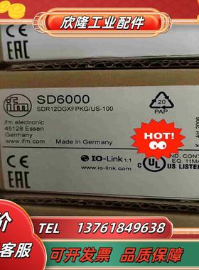 德国原装IFM易福门空气计SD6000全新正品议价