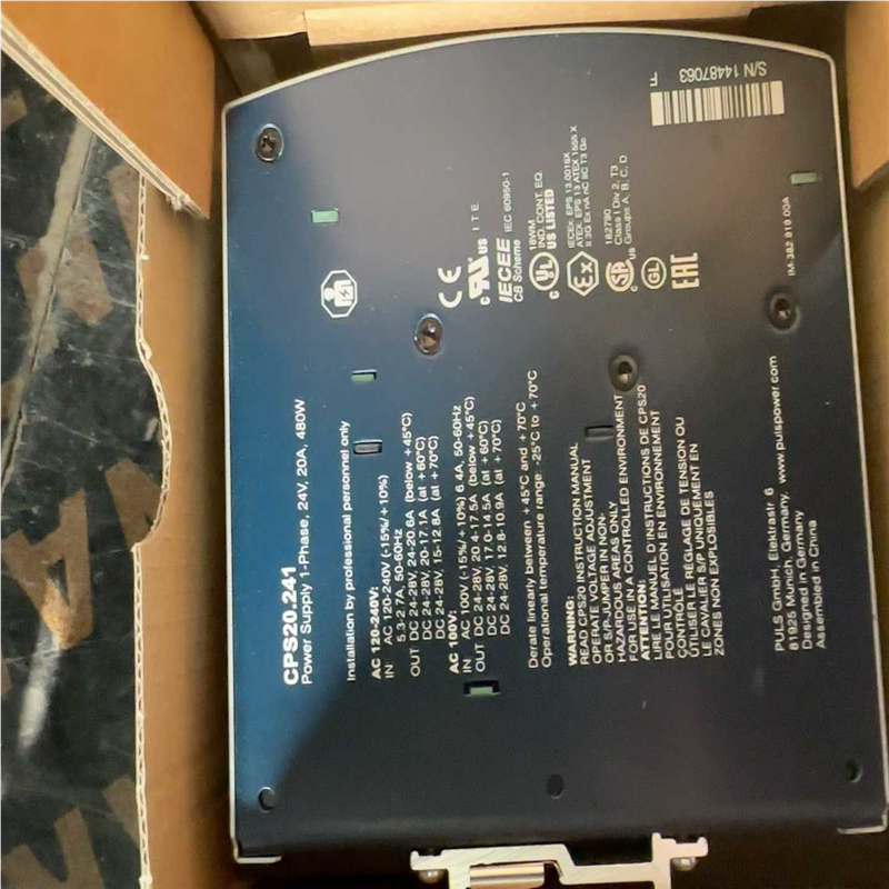 普尔士电源CPS20.241 24V 20A（夫美商行）