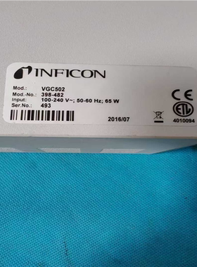 【汇生】英福康真空计显示器， Inficon VGC502真空压力控【议价