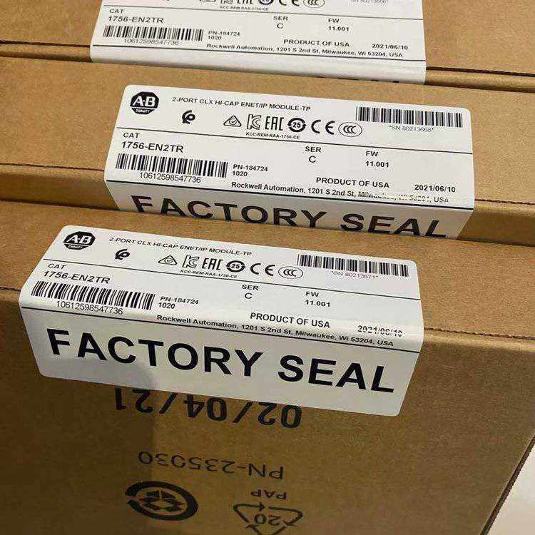 【顺庆】优势现货AB罗克韦尔1756-EN2TR 接口模块，双端口【议