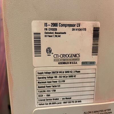 (议价)低温泵CTI-CRYONICS IS-2000 Comp