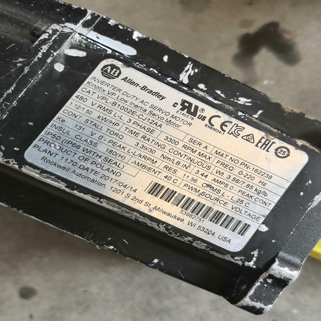 议~AB 伺服电机VPL-B1002E-CJ12AA