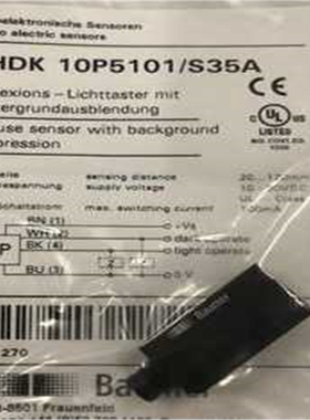 Baumer 堡盟光电传感器FEDK 07P6901/KS35A   FHDK 10P5101/S35A~