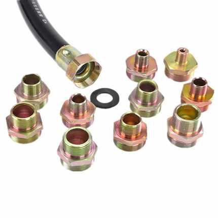 防爆挠性管DN20变径接头4分变6分外丝M20*1.5电机M30*2转换头 NPT
